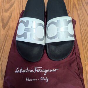 Mens Ferragamo Slides (Sz 11) Flip flops/sandals